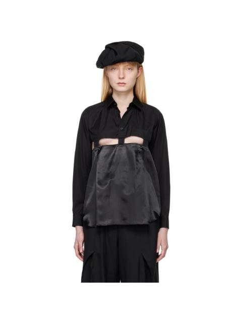 BLACK COMME des GARÇONS Black Cutout Shirt