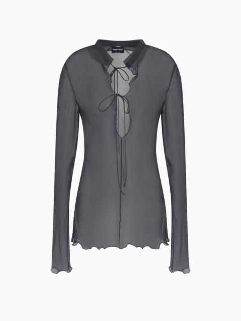 GIORGIO ARMANI SILK CRÉPON SHIRT