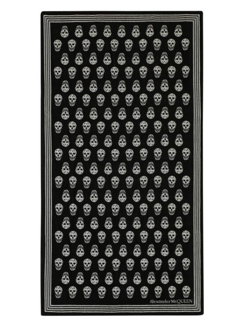 Alexander McQueen Alexander McQueen Skull Intarsia Beach Towel