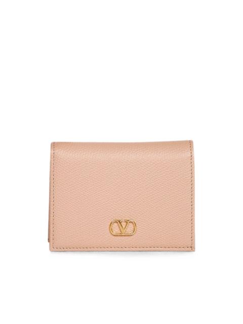 Valentino VLogo grained leather wallet