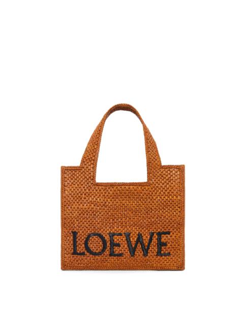 Loewe Standard A4 Tote bag in raffia | REVERSIBLE