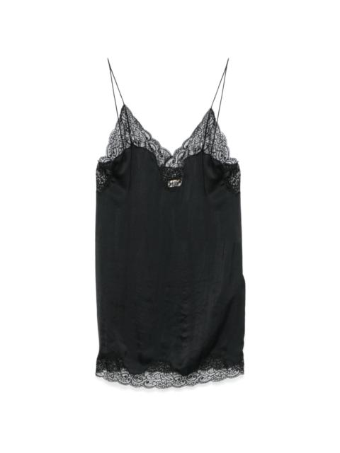 lace slip dress