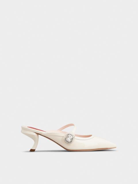 Roger Vivier Mary Jane Virgule Mules in patent leather