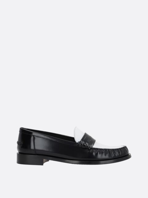 IRINA BRUSHED LEATHER LOAFERS