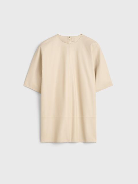 TOTEME Cocoon leather top stone