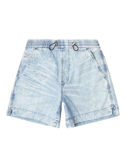 Diesel D-Tenni-S elasticated denim shorts