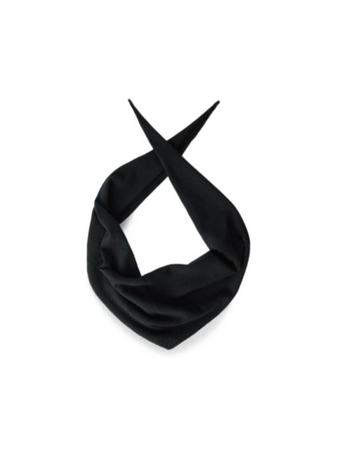 Lemaire triangular scarf in fine merino wool