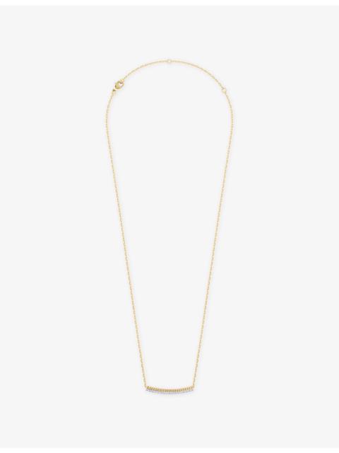 Boucheron Quatre Radiant Edition 18ct White And Gold And 0.12ct Diamond Pendant Necklace&nbsp;