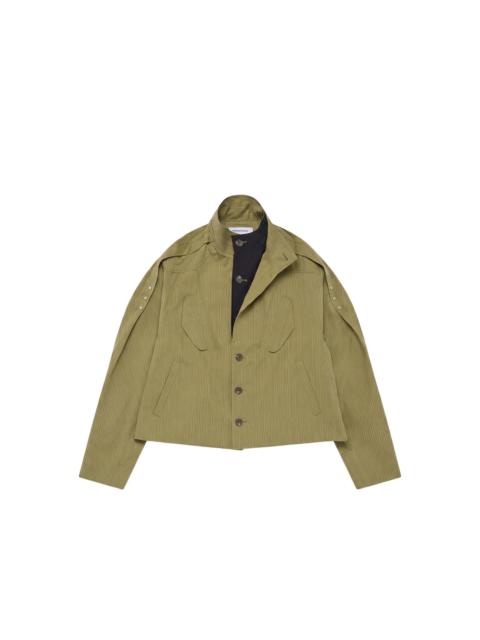 Kiko Kostadinov EGRETA JACKET - LIME STRIPE