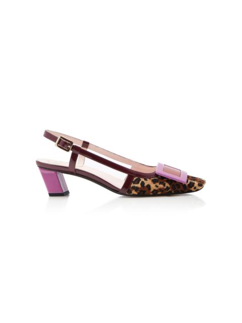 Roger Vivier BV Ponyhair Slingback Pumps animal
