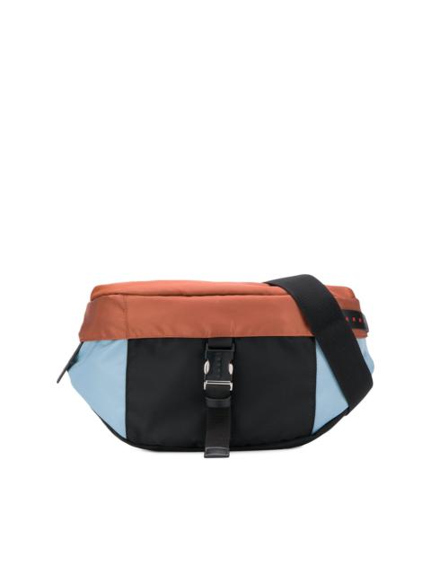 colour block belt bag