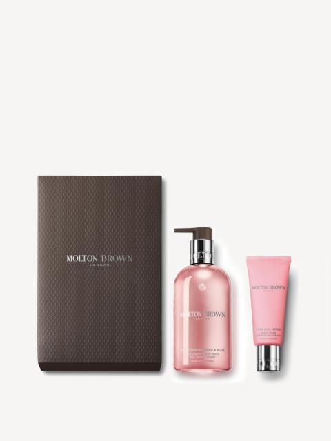Molton Brown Delicious Rhubarb & Rose Hand Care Duo Gift Set