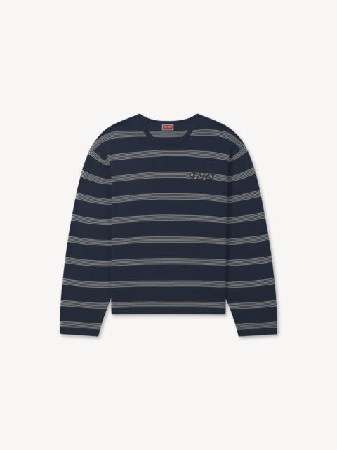 KENZO 'KENZO Sounds' embroidered mariniere jumper in light cotton