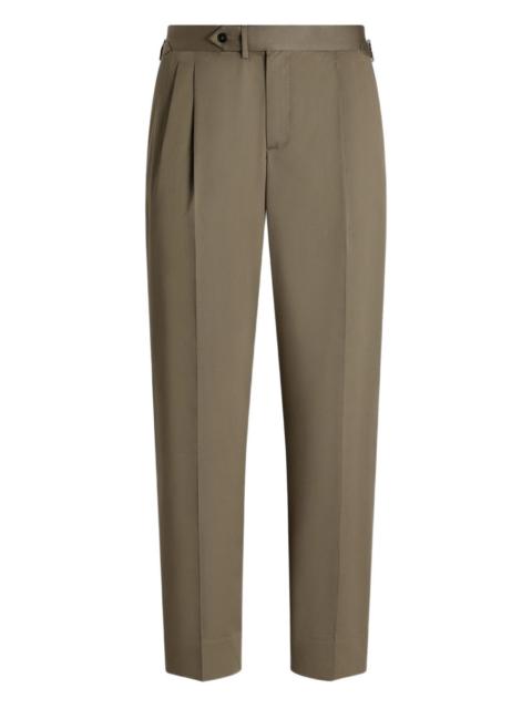 Dolce & Gabbana pleated buckle trousers