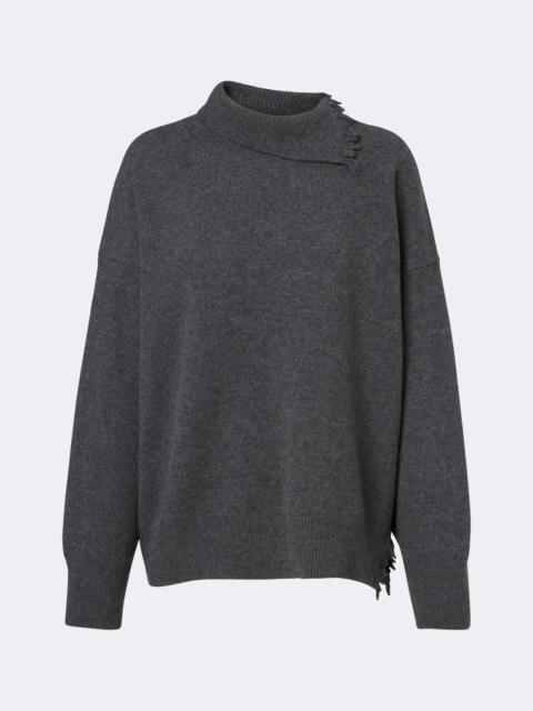 RÓHE Distressed wool-blend sweater