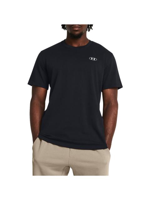 Under Armour Heavyweight Left Chest Patch T-Shirt "Black / White" 1382902 001