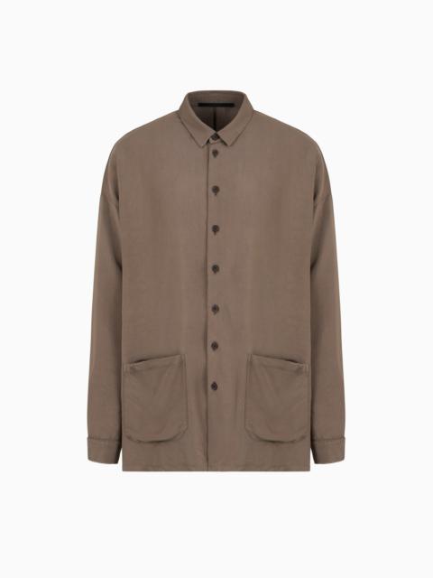 GIORGIO ARMANI VISCOSE SHIRT JACKET