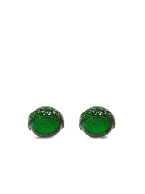 FIORUCCI engraved-sphere earrings