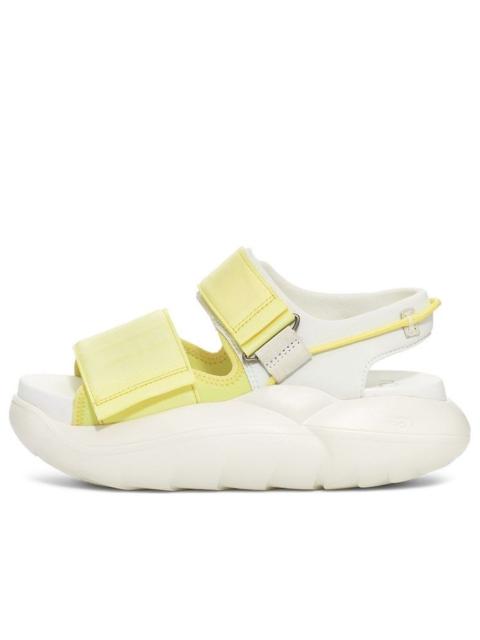UGG (WMNS) UGG LA Cloud Strap Flatform Sandal 'Neon Green White' 1125103-LELI