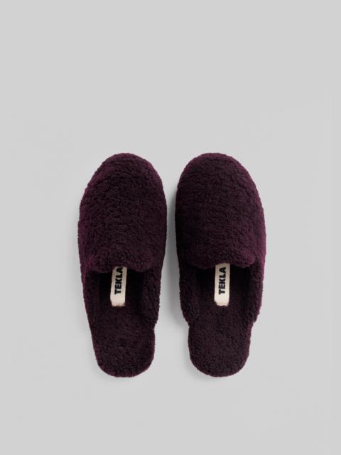 TEKLA Tekla Home Slippers - Wine