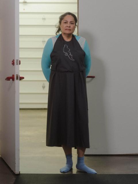 BASERANGE Lei Apron Dress - Wild Silk
