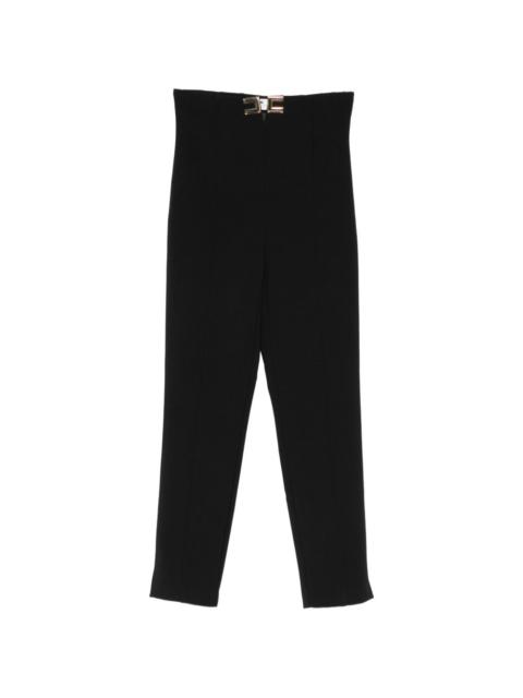 ELISABETTA FRANCHI logo-detail tailored trousers