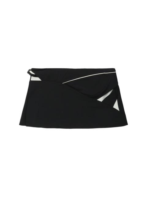 HYEIN SEO panelled low-rise miniskirt