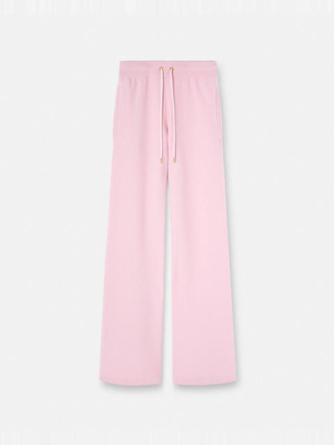 Wool-Blend Flared Towel Pants