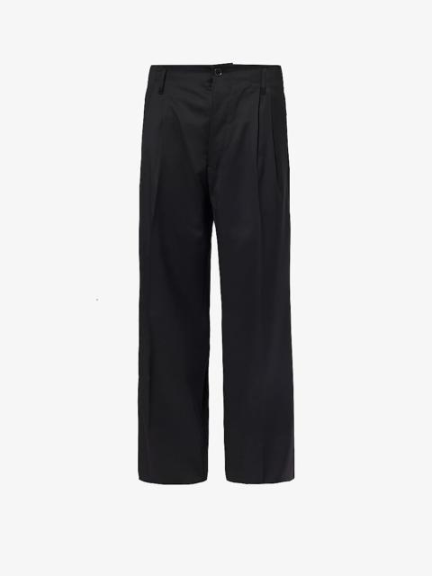 Vivienne Westwood Raf straight-leg mid-rise wool trousers