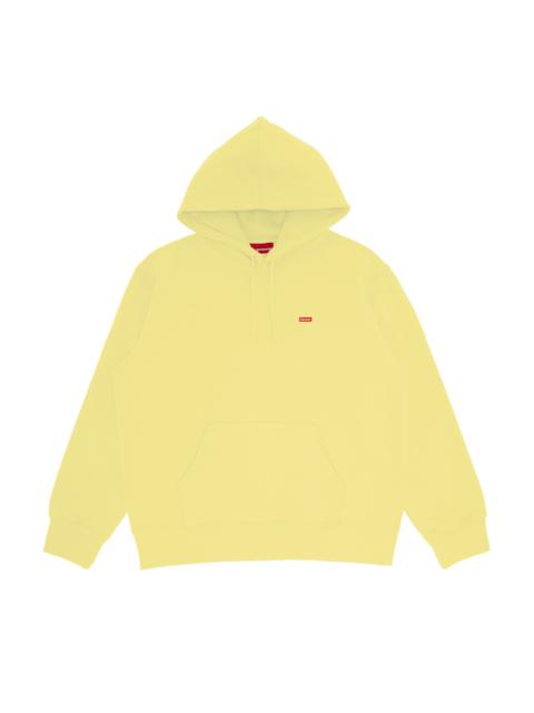 Supreme Supreme Small Box Hooded Sweatshirt 'Light Yellow'