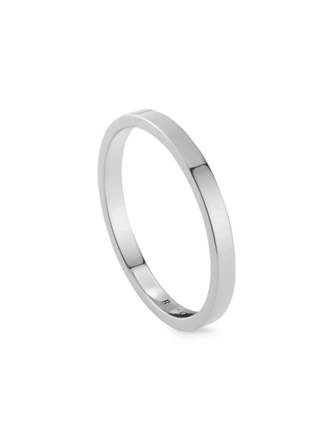 REPOSSI Women's Berbere Platinum Wedding Band - White Gold
