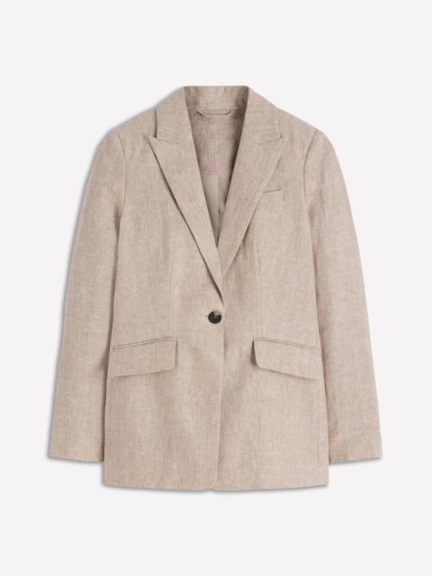 BODEN Woodbridge Linen Blazer-Amphora, Chambray
