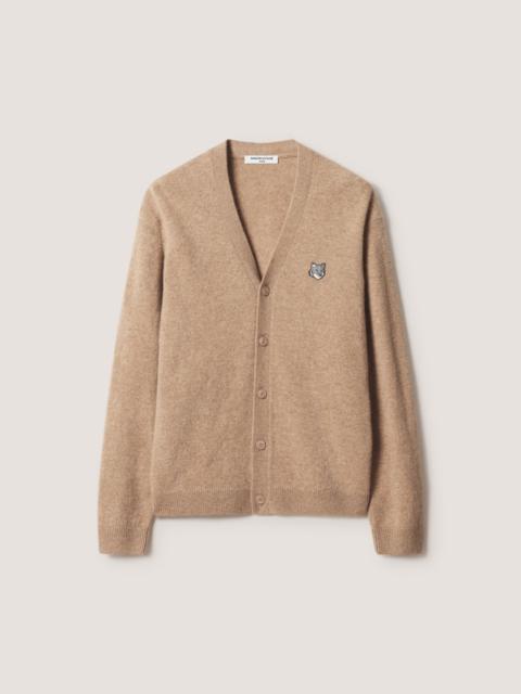 Maison Kitsuné FOX HEAD LAMBSWOOL COMFORT CARDIGAN