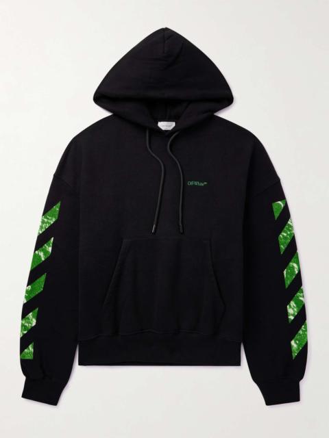 Printed Cotton-Jersey Hoodie