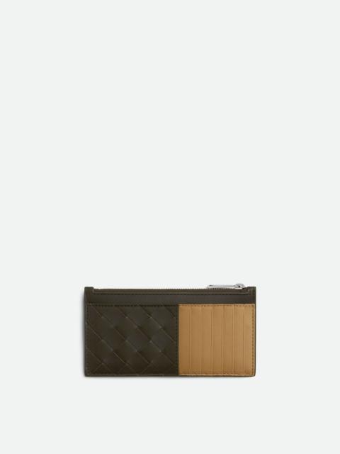 Intrecciato Long Zippered Card Case