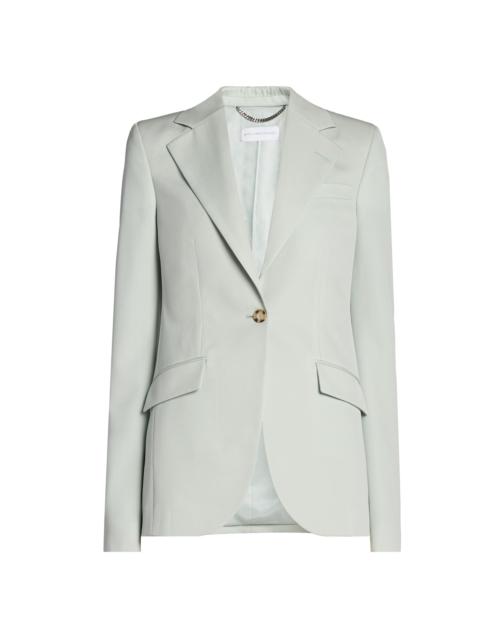 Stella McCartney Women's Flannel Slim One-Button Blazer - Frosty Blue