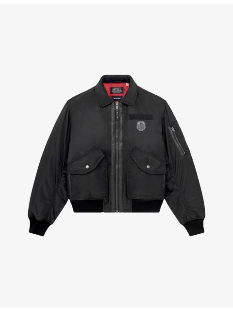 The Kooples The Kooples x Schott Branded Shell Bomber Jacket
