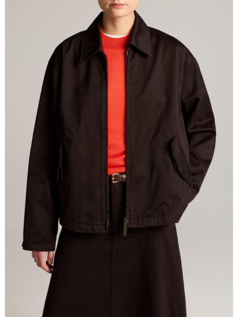 Vince Washed Cotton Twill Jacket