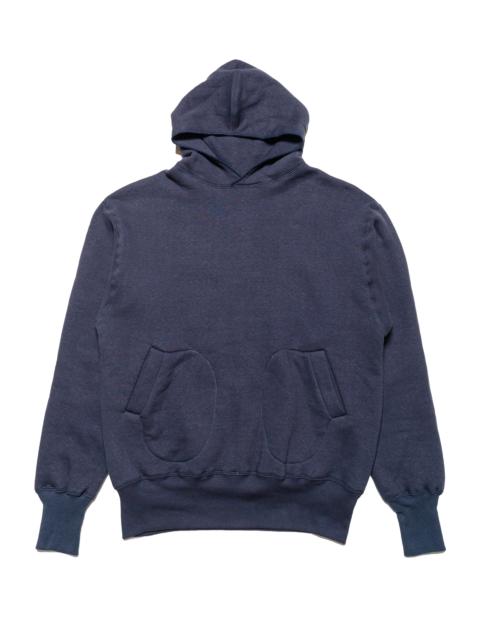 Warehouse & Co. Lot. JG-CS12 The Knockout Hoodie Plain Navy