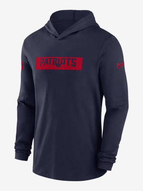 New England Patriots Sideline Men's Nike Dri-FIT NFL Long-Sleeve Hooded Top