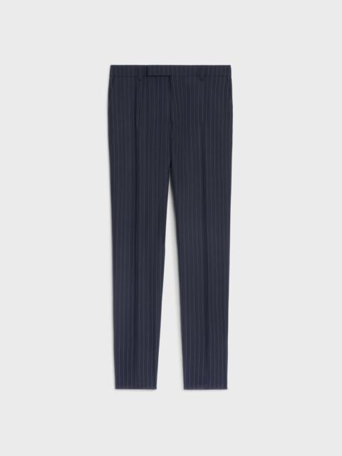 CELINE classic pants in striped cashmere wool