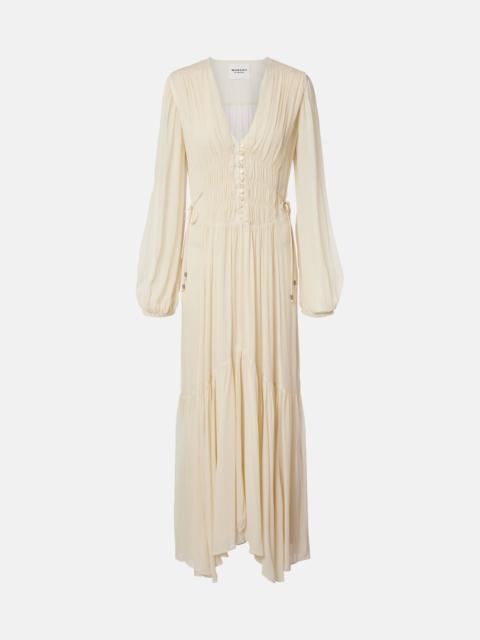 Briane gathered muslin maxi dress
