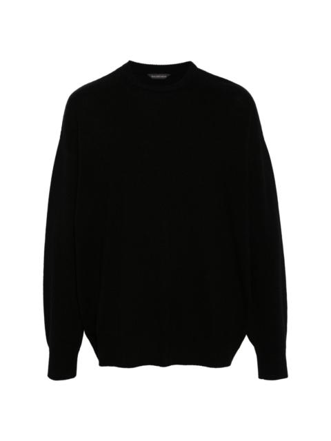 crew-neck cashmere jumper