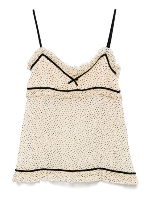 polka dot camisole