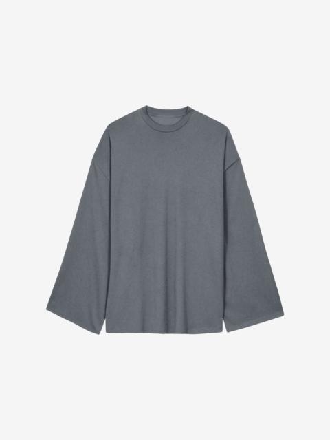 The Frankie Shop Rio Oversized Sleeve Tee - Dark Grey Melange
