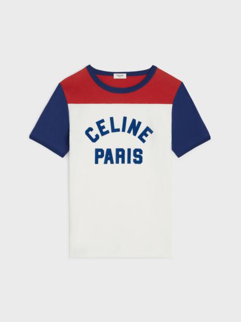 CELINE celine paris 70's T-shirt in cotton jersey