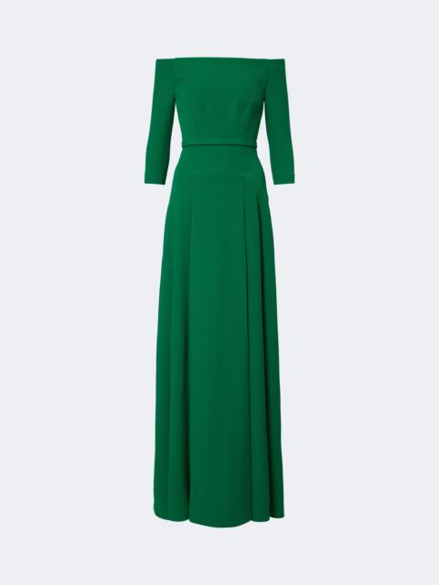 Safiyaa Amadora off-shoulder crêpe gown