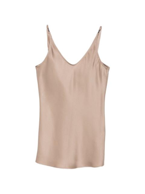 Brunello Cucinelli spaghetti-straps tank top