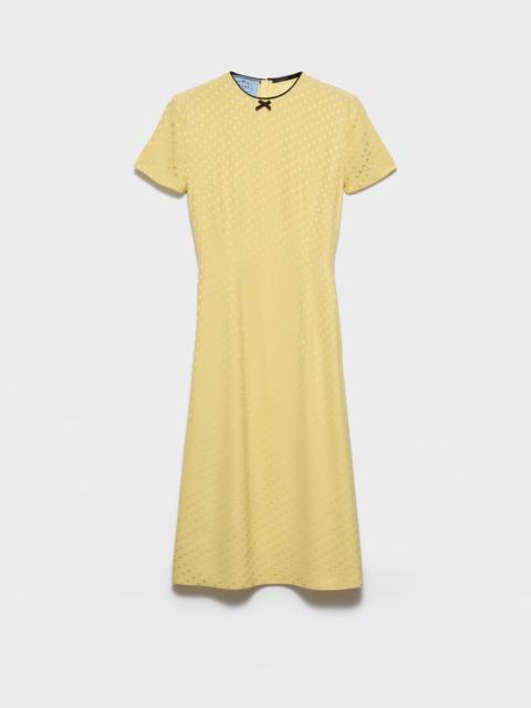 Prada Polka-dot satin dress