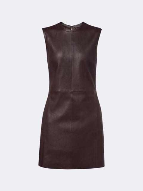 STOULS Dollie leather minidress